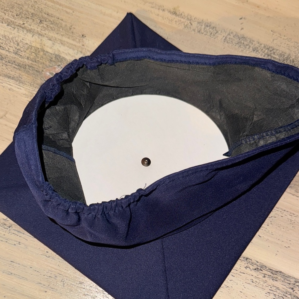 Navy Blue Graduation Cap - Picture 3 of 3